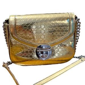 Nine West Gold Small Crossbody Bag
